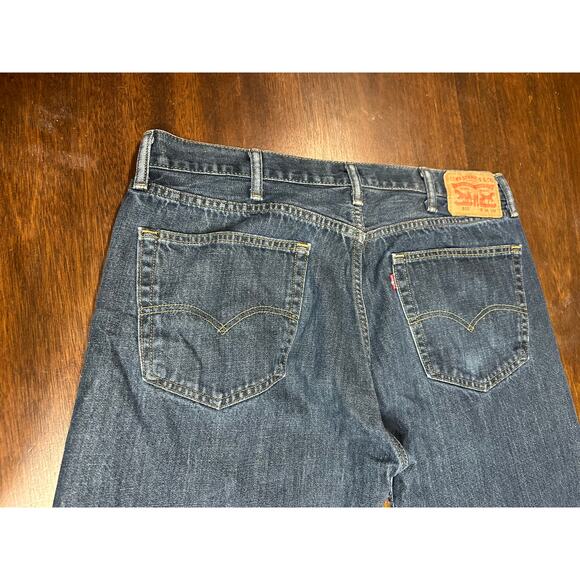 Levi 505 Jeans Men 38x30 Classic Academia Twee Western Cowboy Aztec Minimalist - Picture 11 of 12
